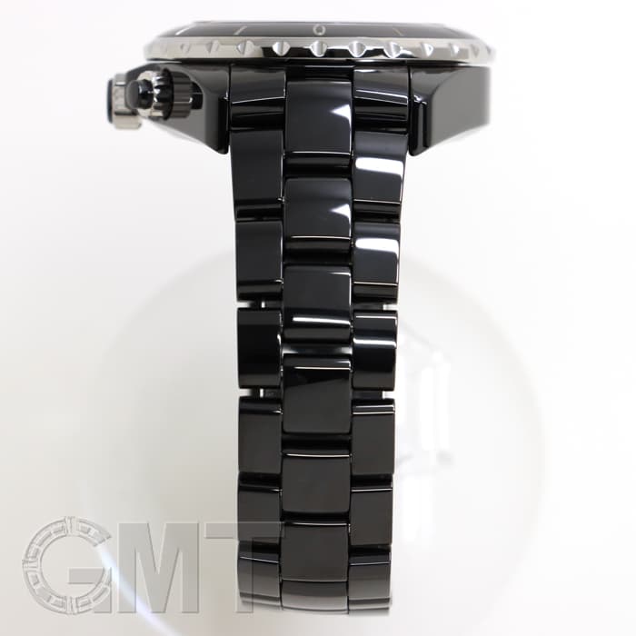 中古)CHANEL シャネル J12 クロノグラフ H2419 ブラックセラミック 9P