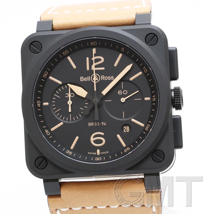 新品)BELL & ROSS ベル&ロス BR 03-94 ヘリテージ セラミック クロノ 