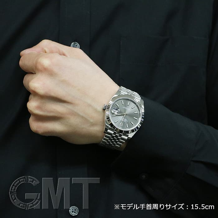 未使用)ROLEX ロレックス デイトジャスト 41 126334 ダークロジウム