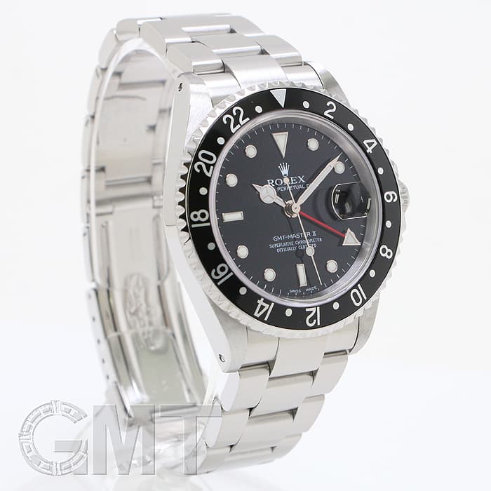 中古)ROLEX ロレックス GMTマスター II 16710 ブラック K番（商品ID