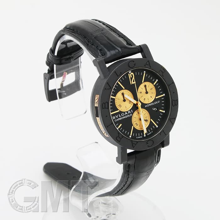中古)BVLGARI ブルガリ ブルガリ・ブルガリ クロノグラフ カーボン