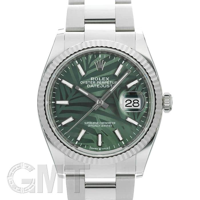 新品)ROLEX ロレックス デイトジャスト 36 126234 グリーンパーム