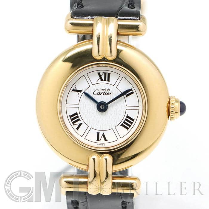 Cartier マストコリゼ ヴェルメイユ ヴィンテージ 腕時計 アイボリー 中古)CARTIER カルティエ マストコリゼ ヴェルメイユ アイボリー（商品