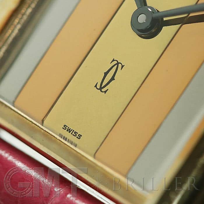 中古)CARTIER カルティエ タンク ヴェルメイユ トリニティ文字盤
