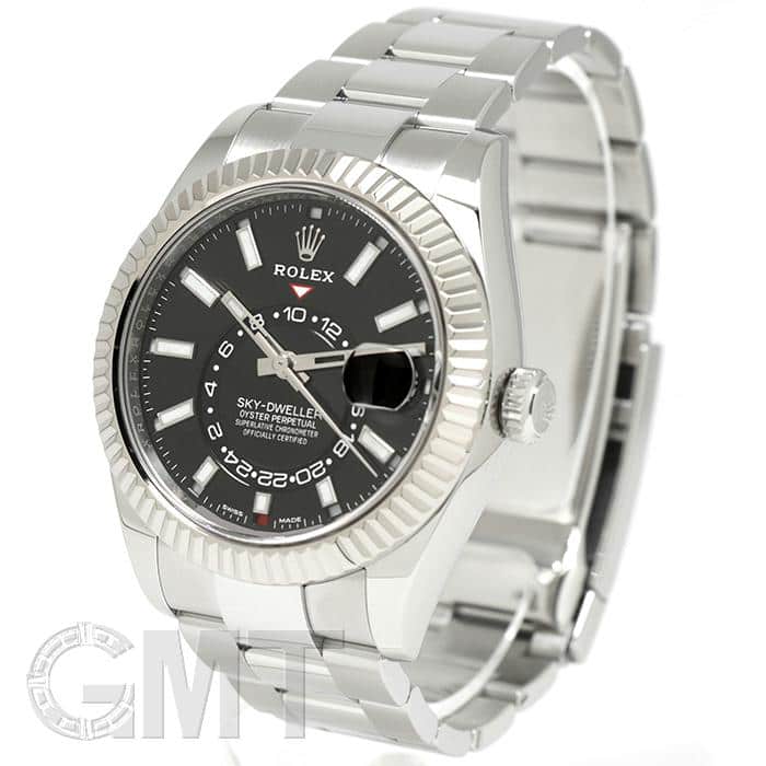 中古)ROLEX ロレックス スカイドゥエラー 326934 ブラック
