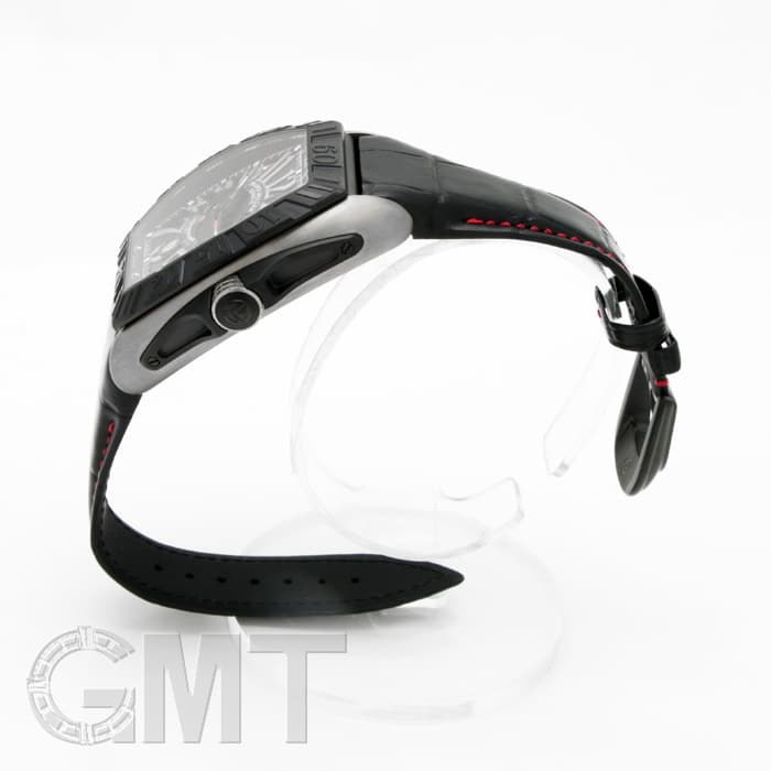 フランクミュラーコンキスタドール8900用Croco黒ベルト フランク