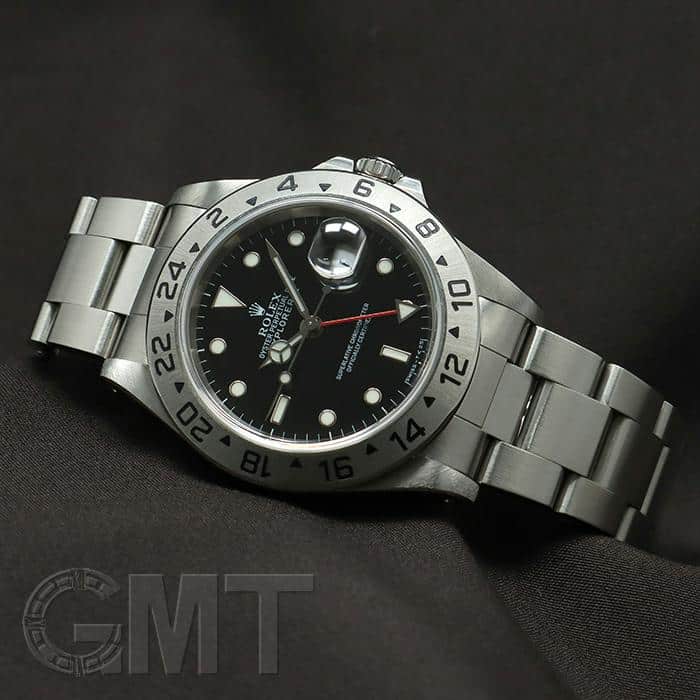 中古)ROLEX ロレックス エクスプローラー II 16570 ブラック