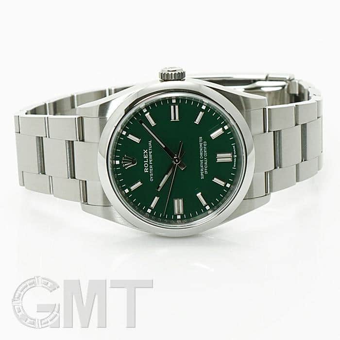中古)ROLEX ロレックス オイスターパーペチュアル 36 126000 グリーン