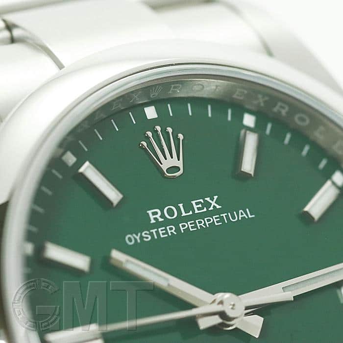中古)ROLEX ロレックス オイスターパーペチュアル 36 126000 グリーン