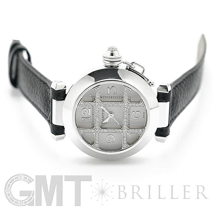 中古)CARTIER カルティエ パシャ パシャ 32mm グリッドダイヤ WJ101456