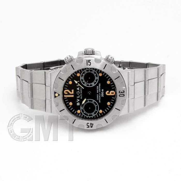 中古)BVLGARI ブルガリ スクーバ クロノグラフ SCB38S（商品ID 