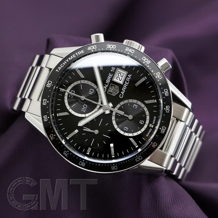 中古)TAG HEUER タグ・ホイヤー カレラ クロノグラフ Cal.16 ブラック