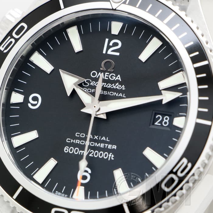 中古 オメガ OMEGA 2201.52 ブラック メンズ 腕時計 中古)OMEGA オメガ シーマスター プラネットオーシャン 2201.52（商品