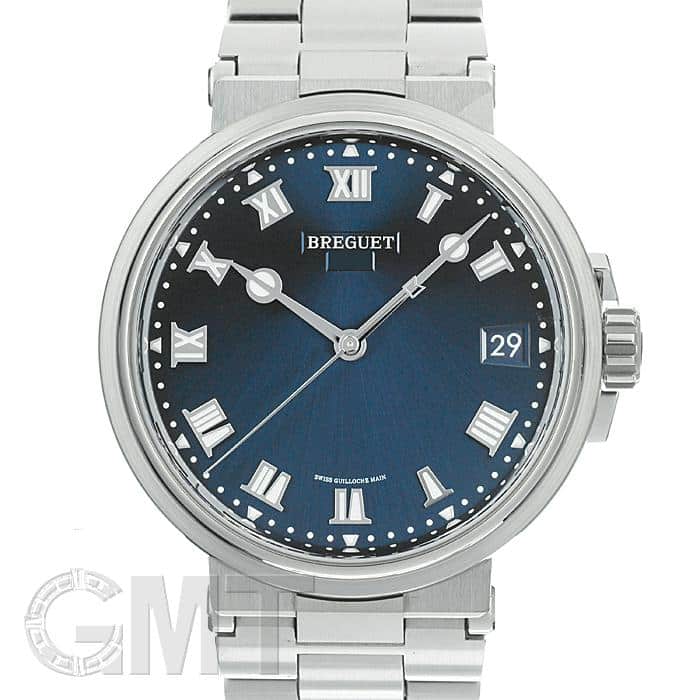 中古)BREGUET ブレゲ マリーン 5517TI/Y1/TZ0 ブルー（商品ID