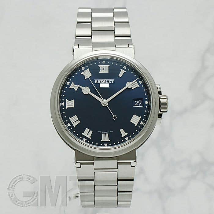中古)BREGUET ブレゲ マリーン 5517TI/Y1/TZ0 ブルー（商品ID