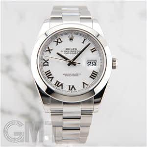 ROLEX ロレックス デイトジャスト 41 126300 ホワイト ローマ オイスターブレスレット メイン