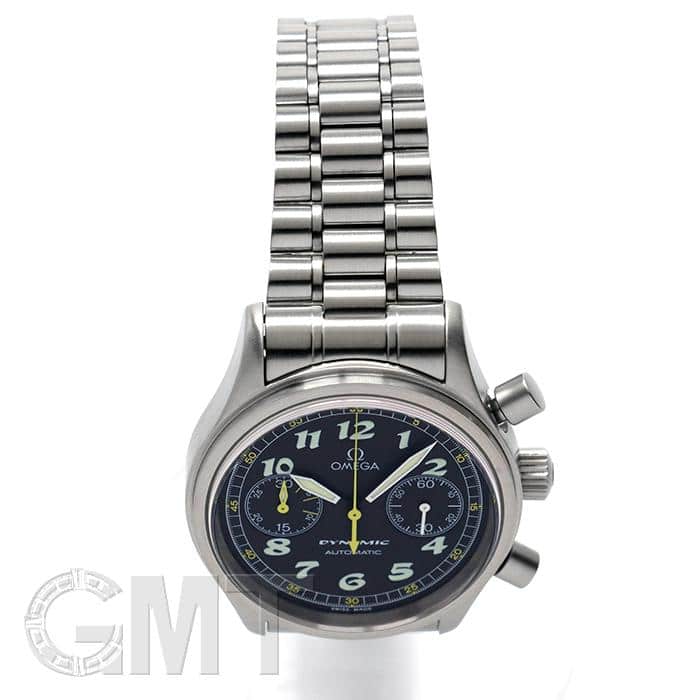オメガ　ダイナミック・クロノグラフ　美品 中古)OMEGA オメガ ダイナミック クロノグラフ 5240.50 ブラック（商品