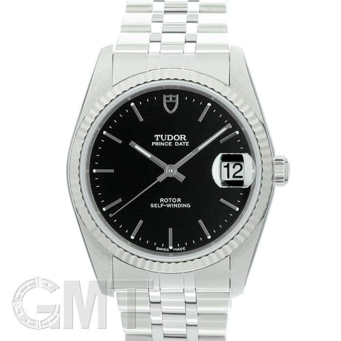中古)TUDOR チューダー プリンス デイト 34mm 74034 ブラック（商品ID