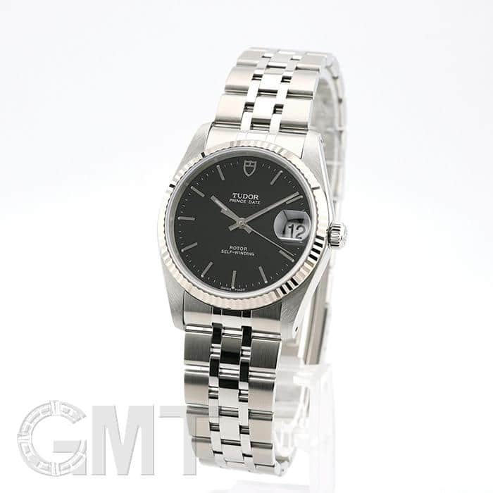 中古)TUDOR チューダー プリンス デイト 34mm 74034 ブラック（商品ID