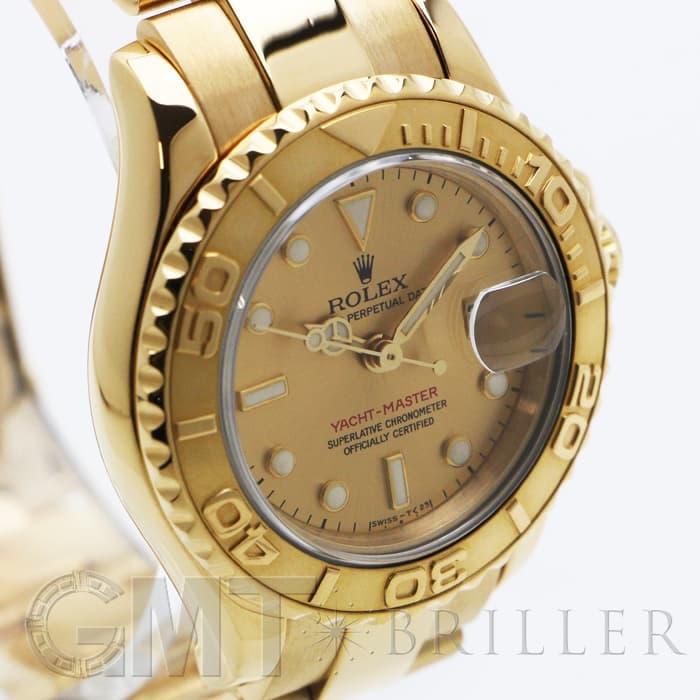 中古)ROLEX ロレックス ヨットマスター 69628 シャンパン S番（商品ID