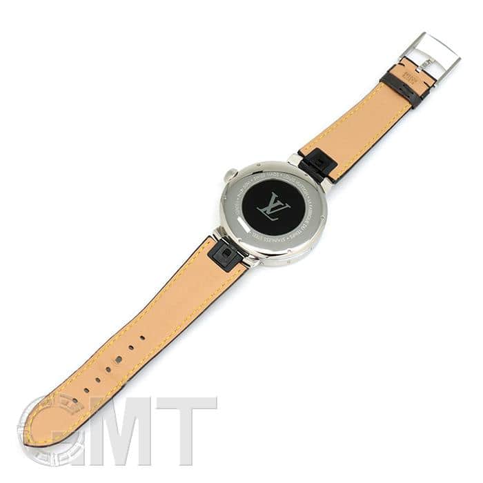 中古)LOUIS VUITTON ルイ・ヴィトン タンブール ムーン デュアルタイム