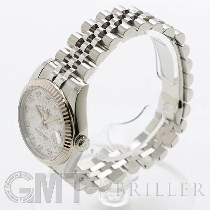 中古 ロレックス ROLEX 178274G M番(2007年頃製造) メテオライト /ダイヤモンド ユニセックス 腕時計 ロレックス デイトジャスト 178274G メテオライト/ダイヤモンド ユニ