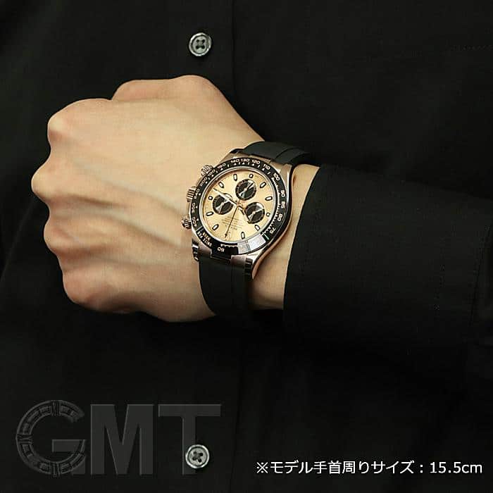 中古)ROLEX ロレックス デイトナ 116515LN ピンク/ブラック ラバー
