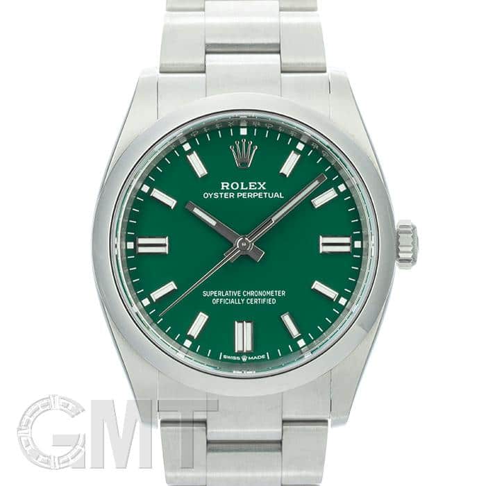 中古)ROLEX ロレックス オイスターパーペチュアル 36 126000 グリーン