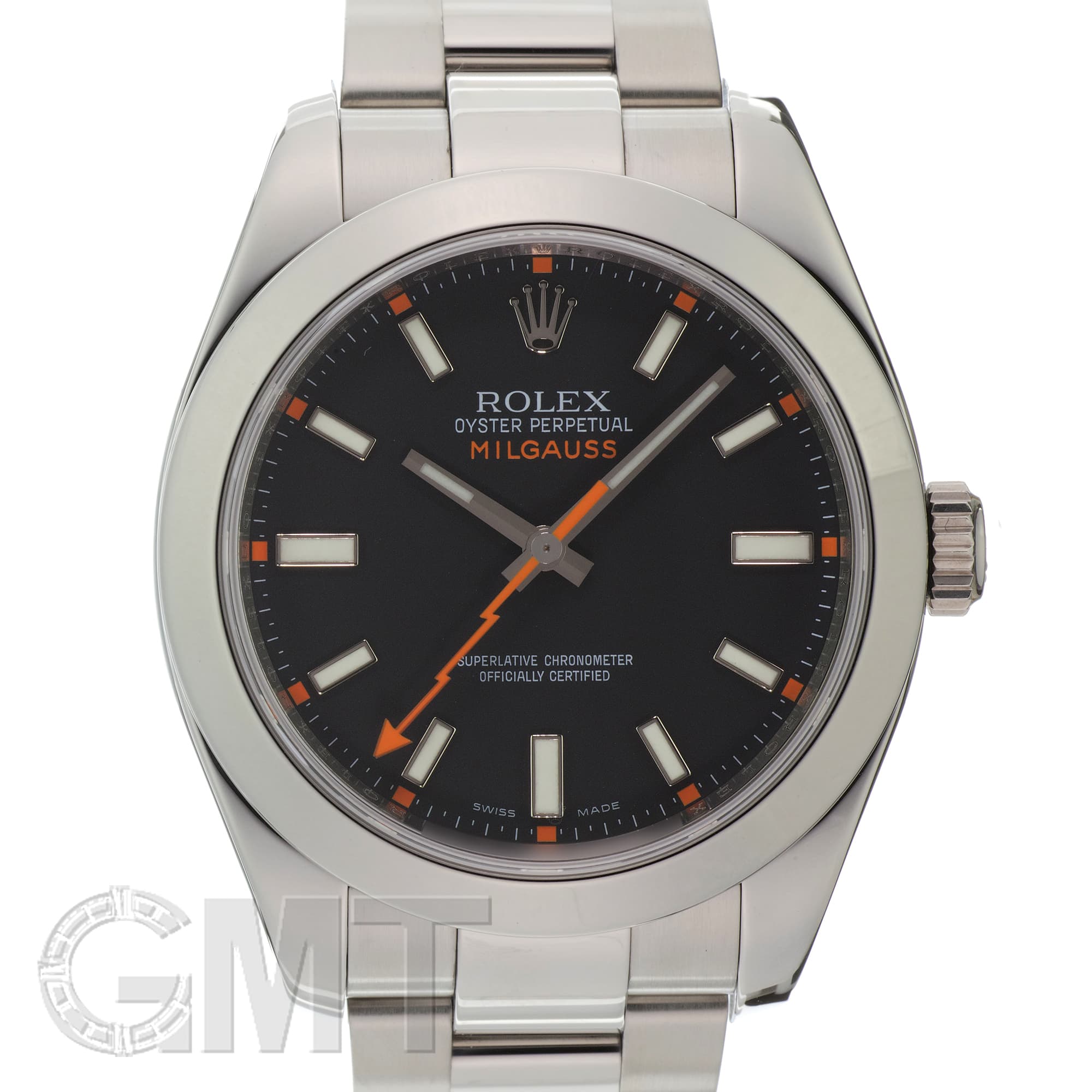 ROLEX ロレックス/ミルガウス/ブラック/V番/116400/V55****/Aランク/84【中古】 中古)ROLEX ロレックス ミルガウス 116400 ブラック（商品ID