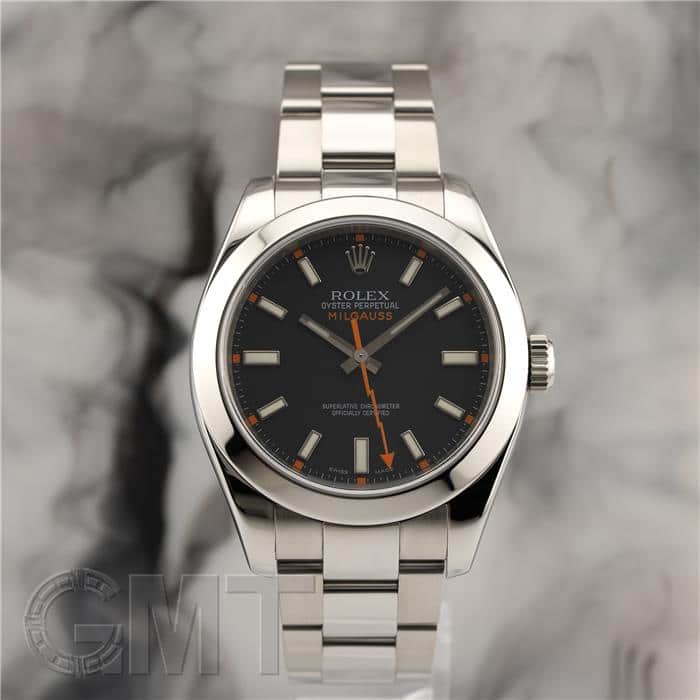 中古)ROLEX ロレックス ミルガウス 116400 ブラック(商品ID 中古)ROLEX ロレックス ミルガウス 116400 ブラック(商品ID