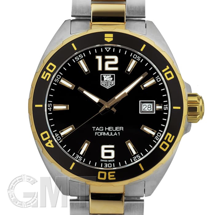TAGHEUER 防水クウォーツウォッチ ブラック/ゴールド/シルバー　不動品 新品)TAG HEUER タグ・ホイヤー F1 WAZ1121.BB0879（商品ID