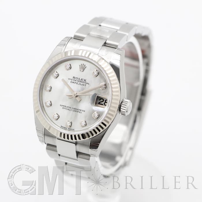 新品)ROLEX ロレックス デイトジャスト 31 178274NG ホワイト（商品ID