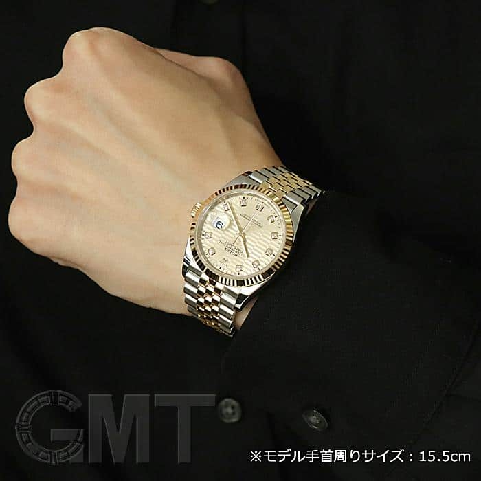 未使用)ROLEX ロレックス デイトジャスト 36 126233G シャンパン