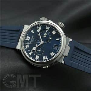 BREGUET ブレゲ マリーン アラーム ミュージカル 5547TI/Y1/5ZU ブルー メイン