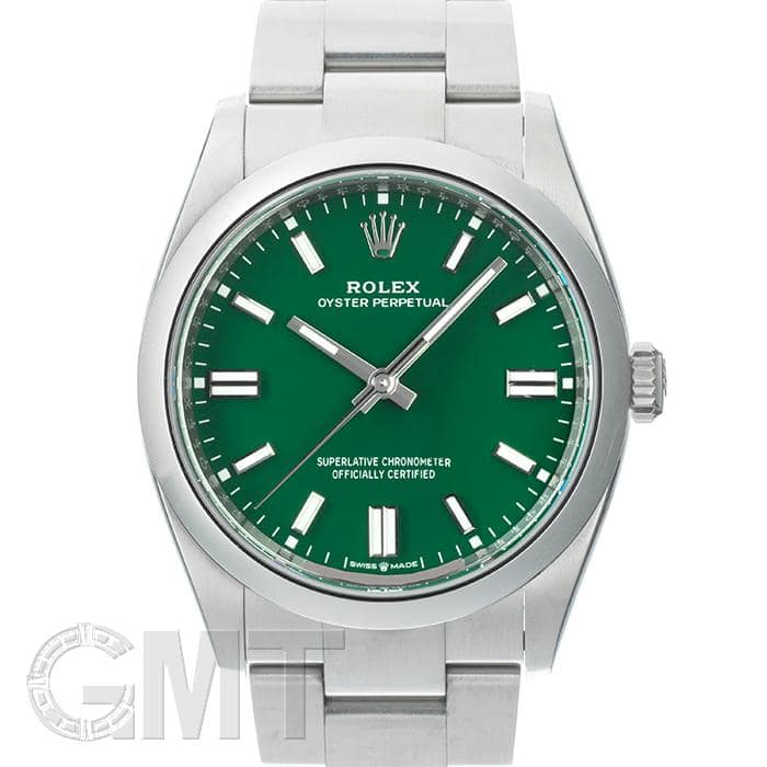 中古)ROLEX ロレックス オイスターパーペチュアル 36 126000 グリーン