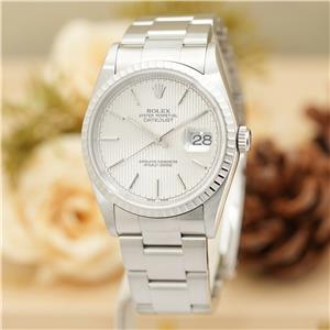 ROLEX ロレックス デイトジャスト 36 16220 シルバータペストリー メイン