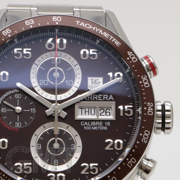 タグホイヤーカレラキャリバー16クロノグラフデイデイトCV2A12.FC6236 楽天市場】【CV2A12.FC6236】タグホイヤー カレラ 茶革 SS オートマ