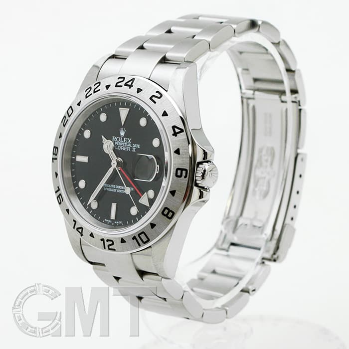 中古)ROLEX ロレックス エクスプローラー II 16570 ブラック Z番（商品