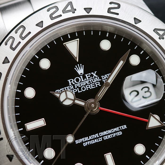 中古)ROLEX ロレックス エクスプローラー II 16570 ブラック Z番（商品