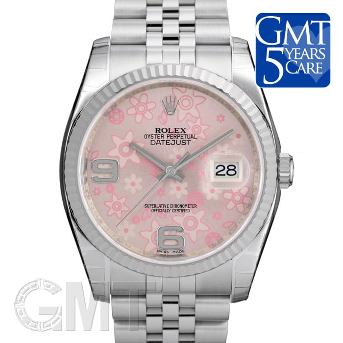 新品)ROLEX ロレックス デイトジャスト 116234 ピンクフラワー（商品ID
