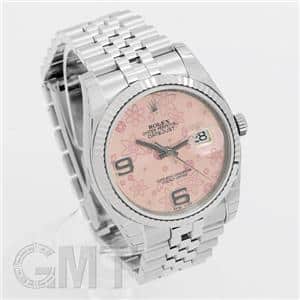 ROLEX ロレックス デイトジャスト 116234 ピンクフラワー メイン