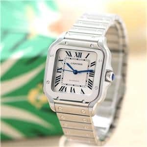 新品)CARTIER カルティエ サントス ドゥ カルティエ MM WSSA0010