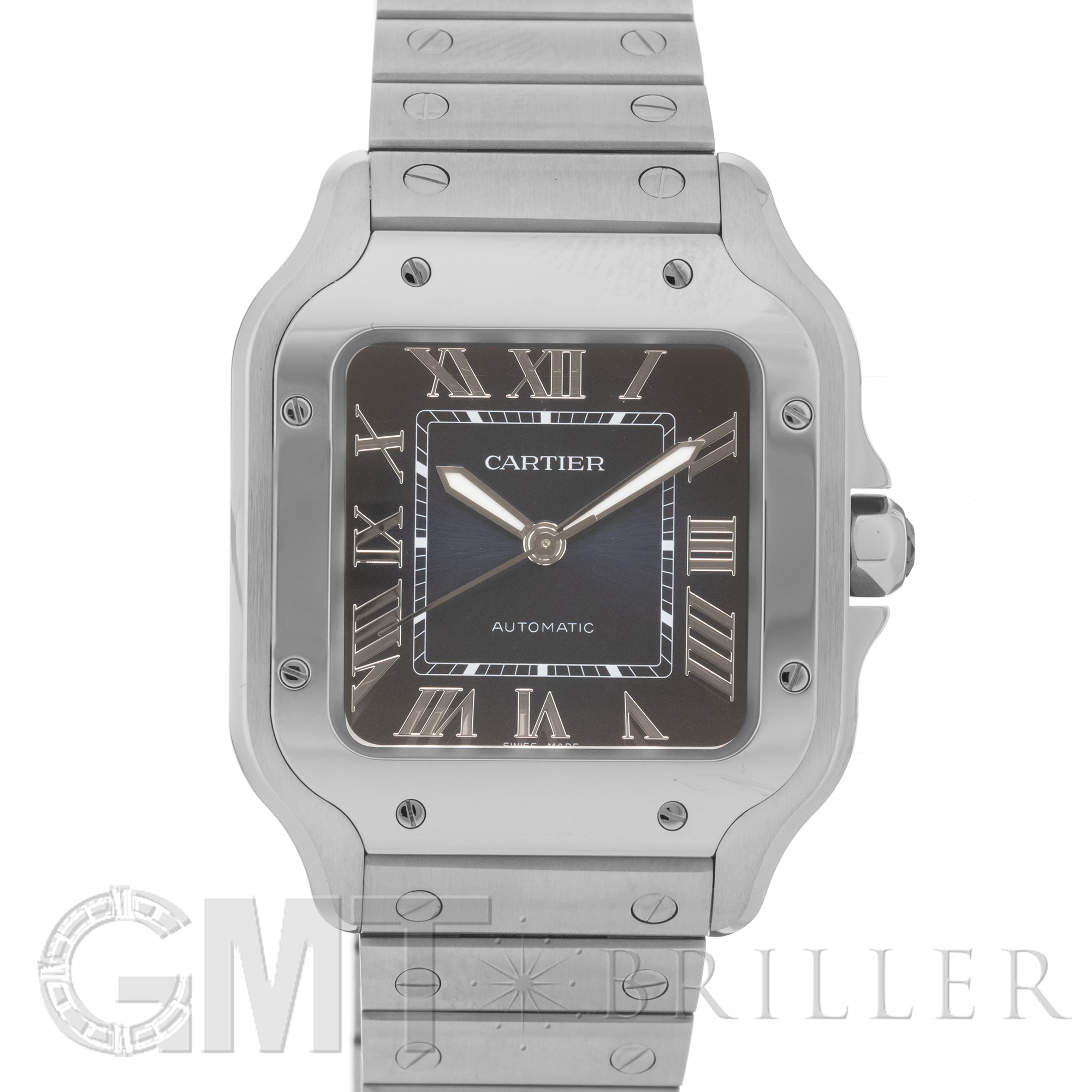 中古)CARTIER カルティエ サントス MM WSSA0063【未使用】（商品ID