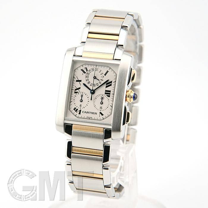 カルティエ 
マスト ドゥ カルティエ ボールペン 中古)CARTIER カルティエ タンク フランセーズ LM クロノリフレックス