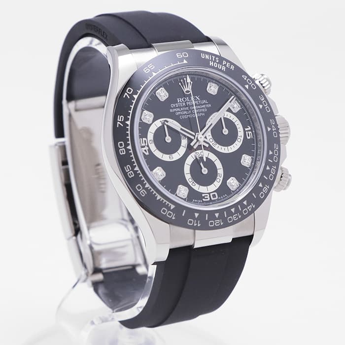 新品未使用 ROLEX オイスターフレックス 21mm Dサイズ デイトナ対応 未使用)ROLEX ロレックス デイトナ 116519LN スチール/ブラック