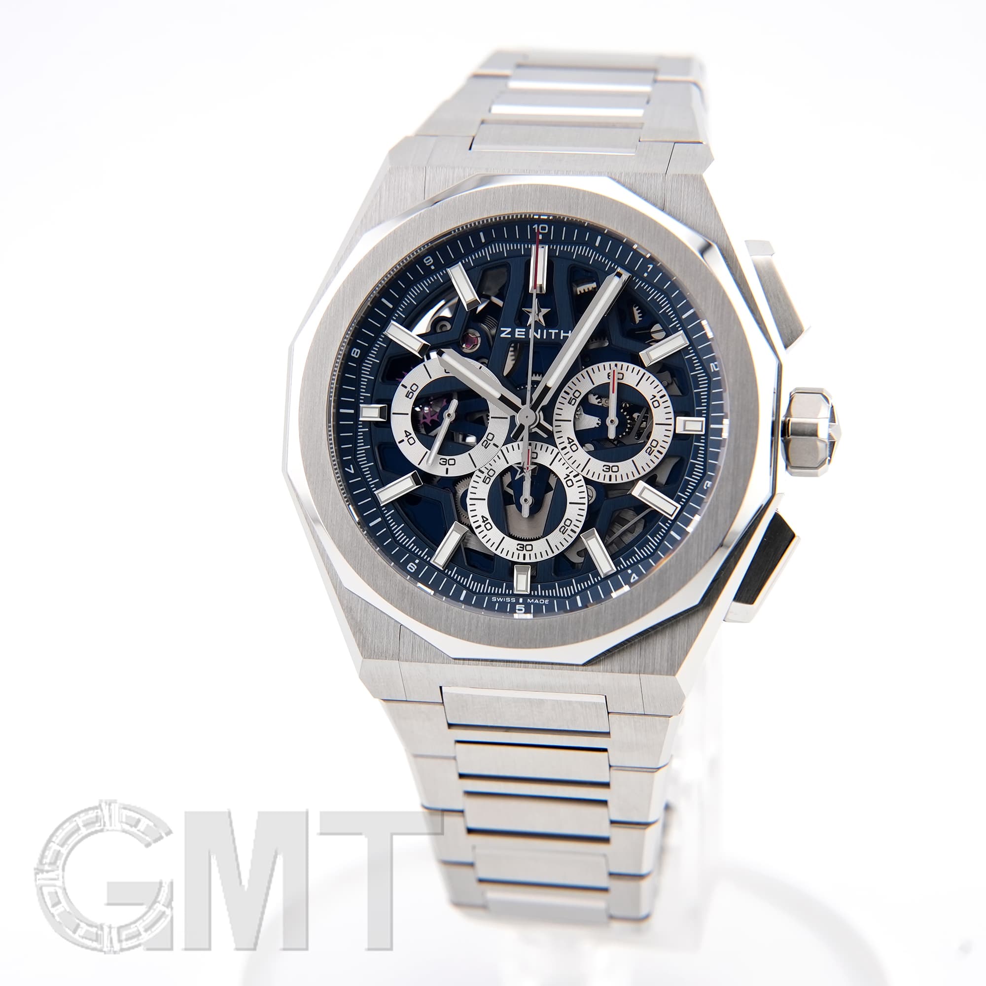 中古)ZENITH ゼニス デファイ スカイライン クロノグラフ スケルトン