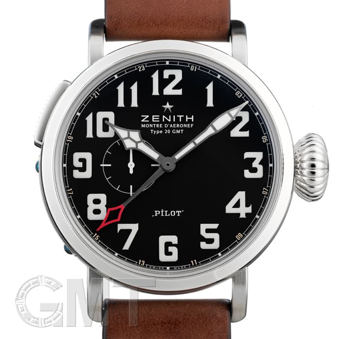 新品)ZENITH ゼニス パイロット アエロネフ タイプ20 GMT 03.2430.693