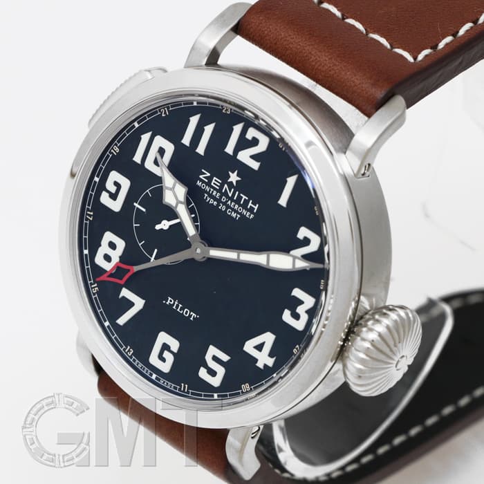 新品)ZENITH ゼニス パイロット アエロネフ タイプ20 GMT 03.2430.693