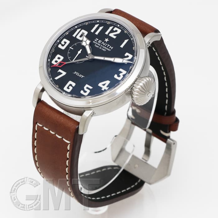 新品)ZENITH ゼニス パイロット アエロネフ タイプ20 GMT 03.2430.693