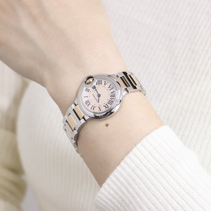 中古)CARTIER カルティエ バロンブルー SM W6920034（商品ID